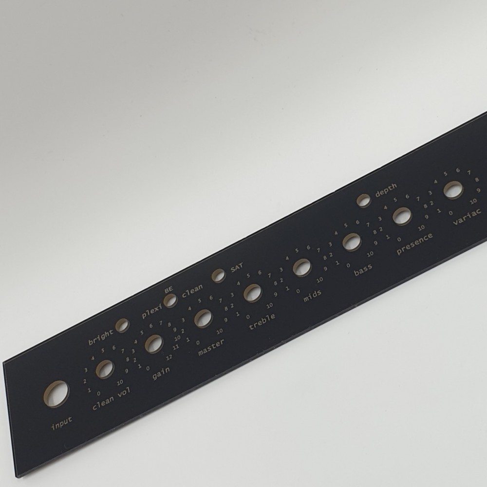 Faceplates ενισχυτών κατά παραγγελία