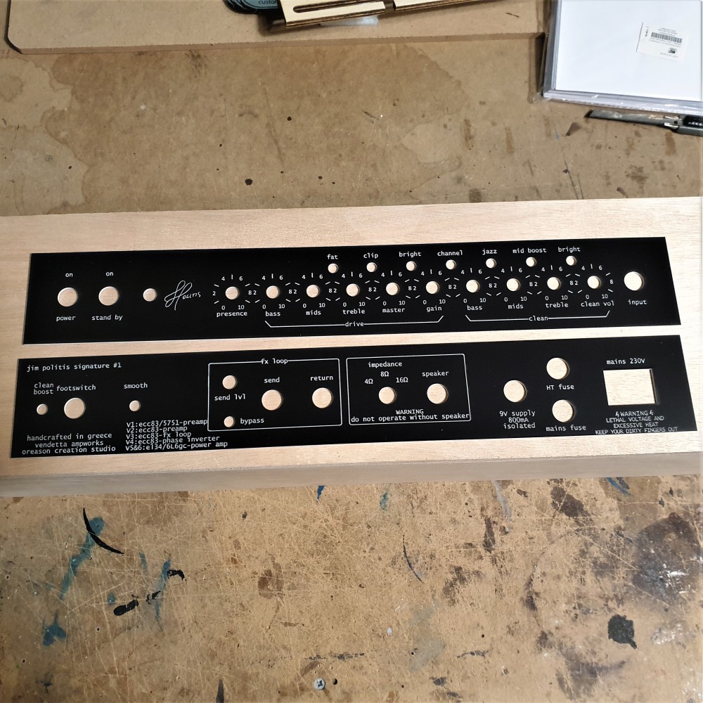 Faceplates ενισχυτών κατά παραγγελία