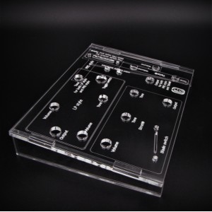 Jig μεικτών καλωδιώσεων σε βάση plexiglass