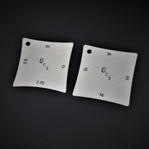 Radius gauges απο ανοξείδωτο ατσάλι