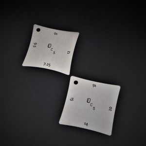 Radius gauges απο ανοξείδωτο ατσάλι