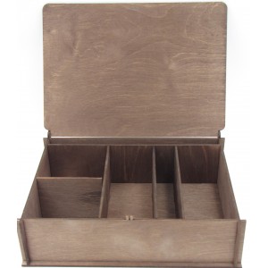 Ξύλινο κουτί αποθήκευσης για τσάι