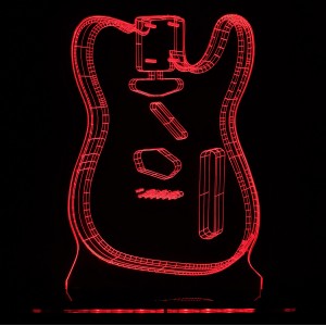 3D επιτραπέζιο φωτιστικό Tele style 