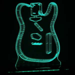 3D επιτραπέζιο φωτιστικό Tele style 