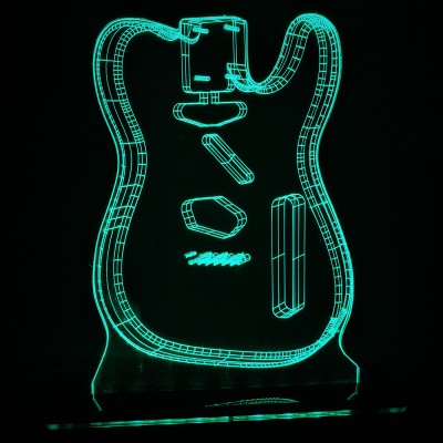 3D επιτραπέζιο φωτιστικό Tele style 