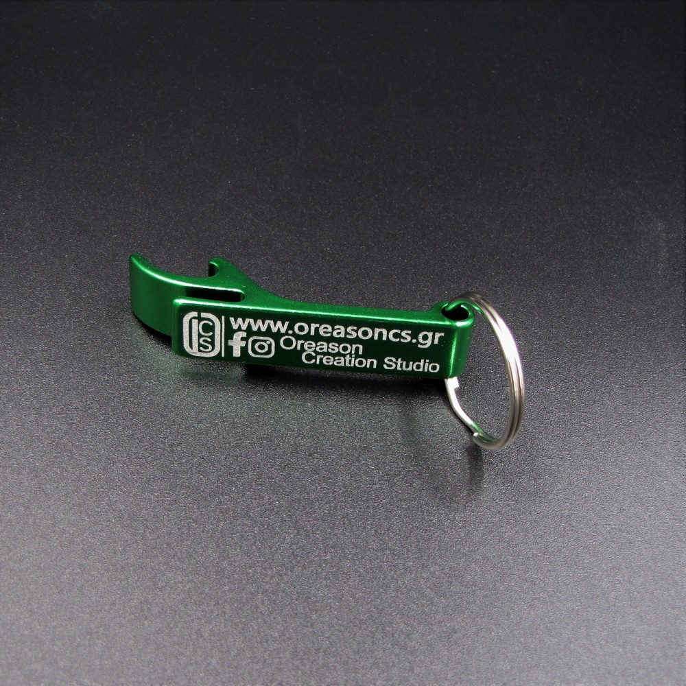 Μπρελόκ ανοιχτήρι με χάραξη κατά παραγγελία