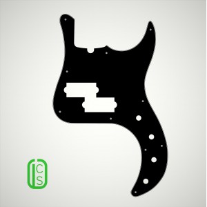 OCS PKGD 0042 για P Bass® Deluxe με εγκοπή στο truss rod 