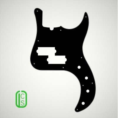 OCS PKGD 0042 για P Bass® Deluxe με εγκοπή στο truss rod 