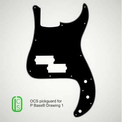 OCS PKGD 0044 για P Bass® Standard με 13 βίδες - Σχέδιο 1