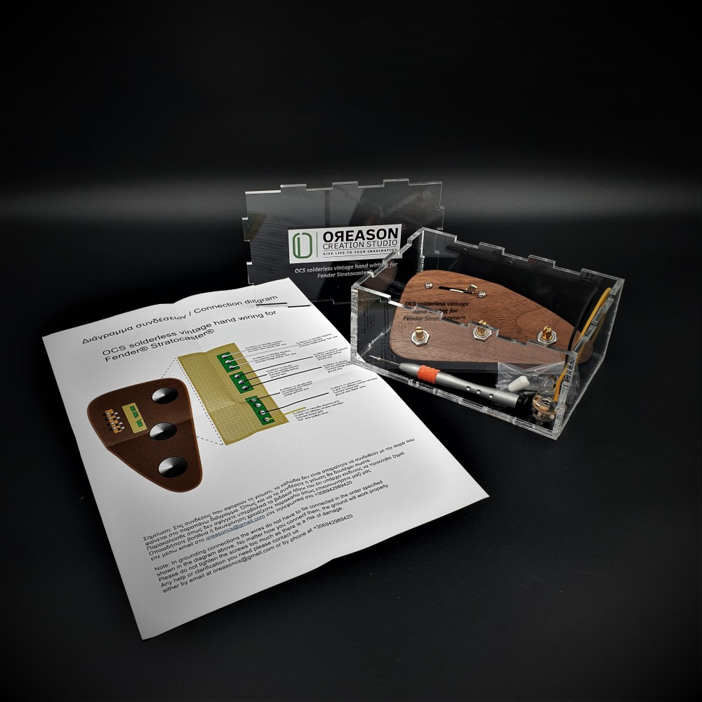 OCS vintage Stratocaster® κιτ καλωδιώσεων χωρίς κολλήσεις