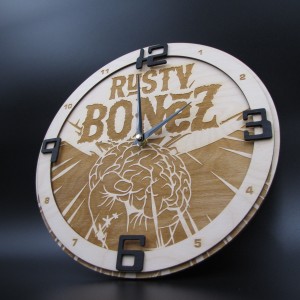 Ρολόι τοίχου συγκροτήματος Rusty Bonez 