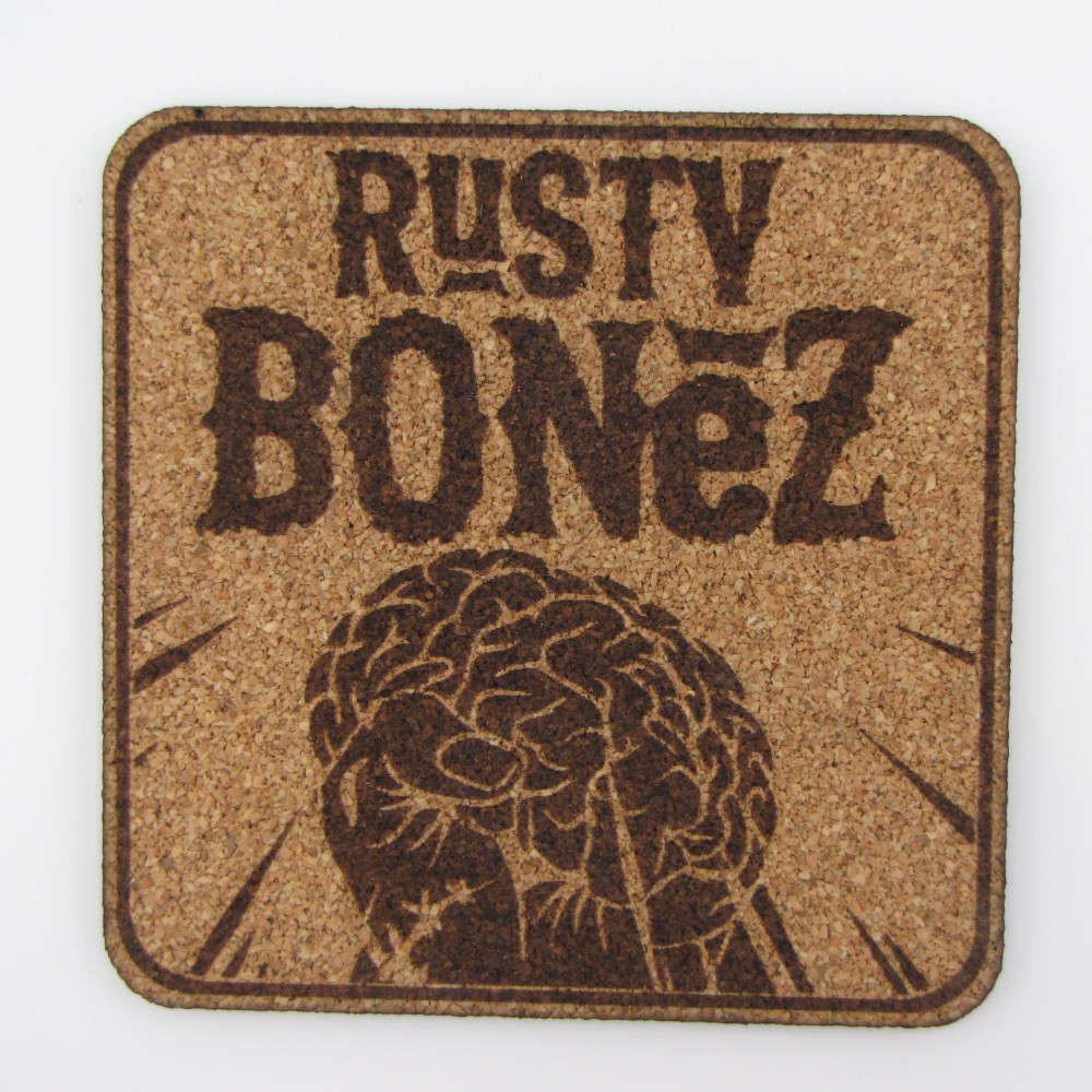 Σετ τετράγωνο σουβέρ Rusty Bonez