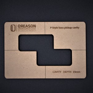 MDF P-Style Bass routing template για μαγνήτη μπάσου