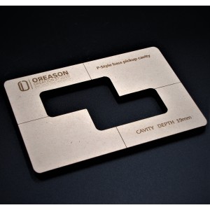 MDF P-Style Bass routing template για μαγνήτη μπάσου