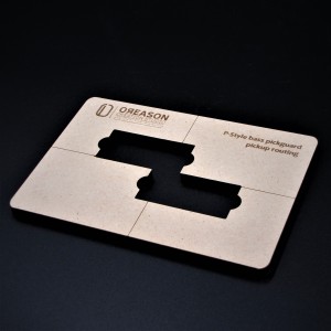 MDF P-style Bass pickguard routing template μπάσου
