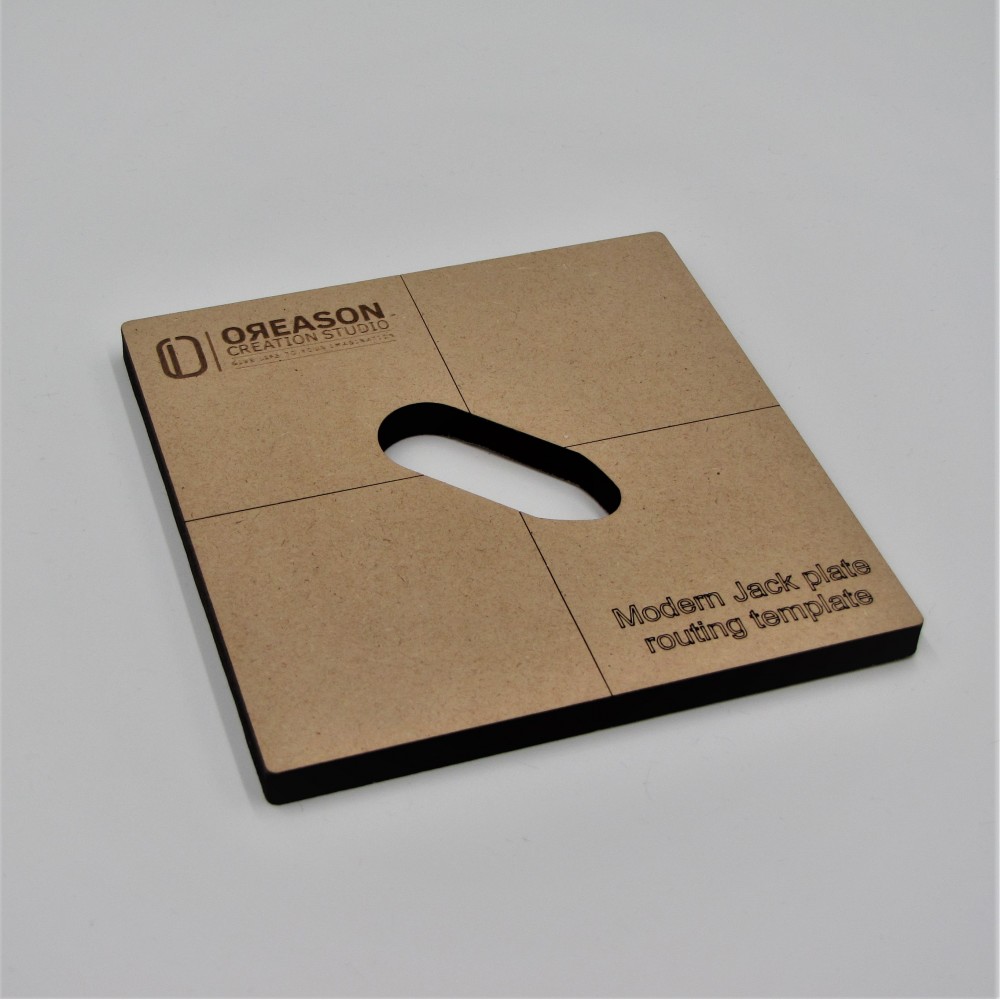 MDF Modern style jackplate template