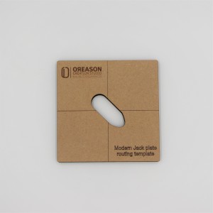 MDF Modern style jackplate template