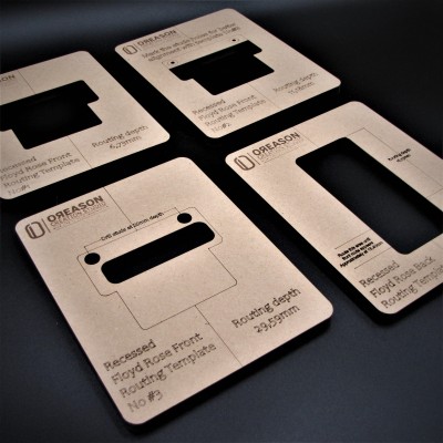 MDF Floyd Rose routing template
