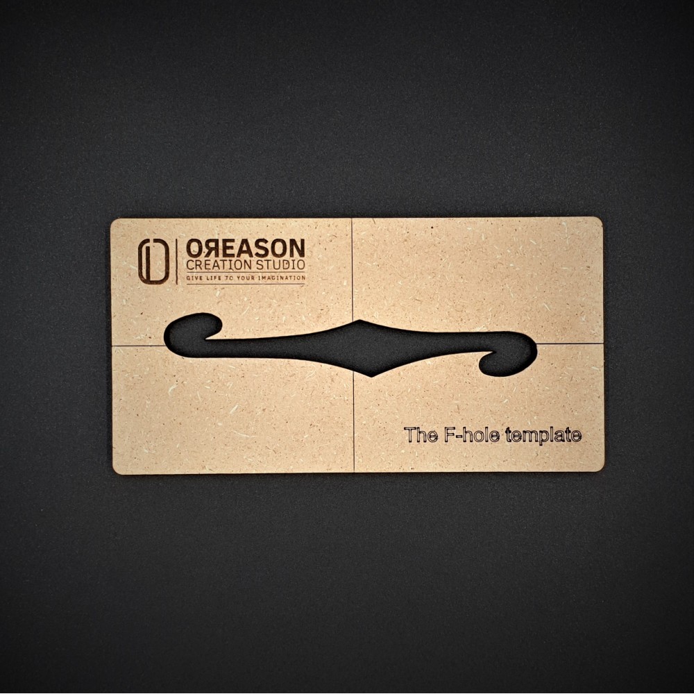 F-Hole MDF template