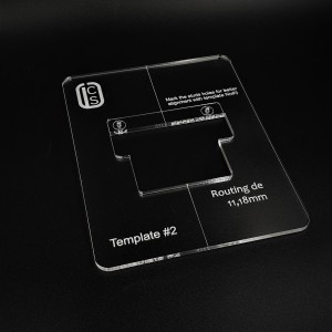 Plexi Floyd Rose routing template