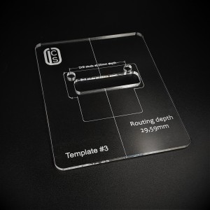 Plexi Floyd Rose routing template