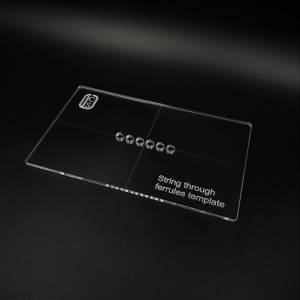 String Ferrules Template από plexiglass
