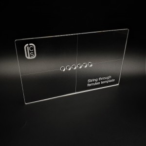 String Ferrules Template από plexiglass
