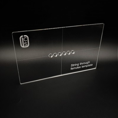String Ferrules Template από plexiglass