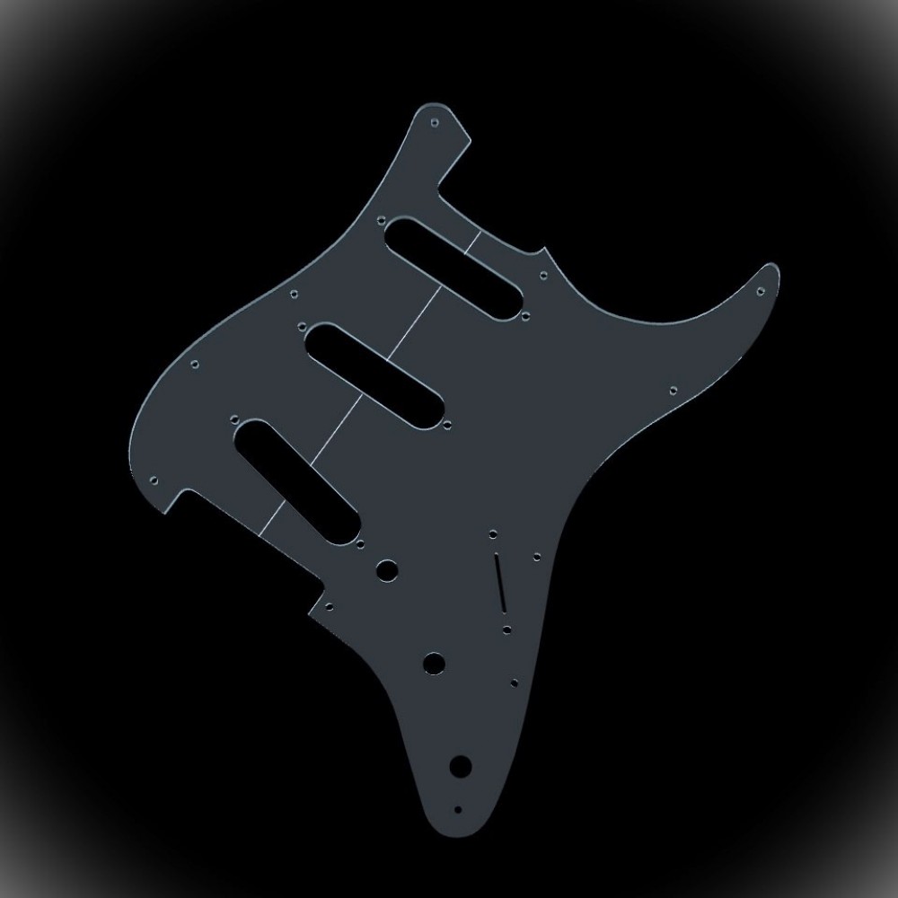 OCS  Strat style pickguard template