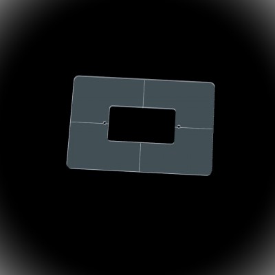 Πατρόν για μαγνήτη humbucker σε pickguard