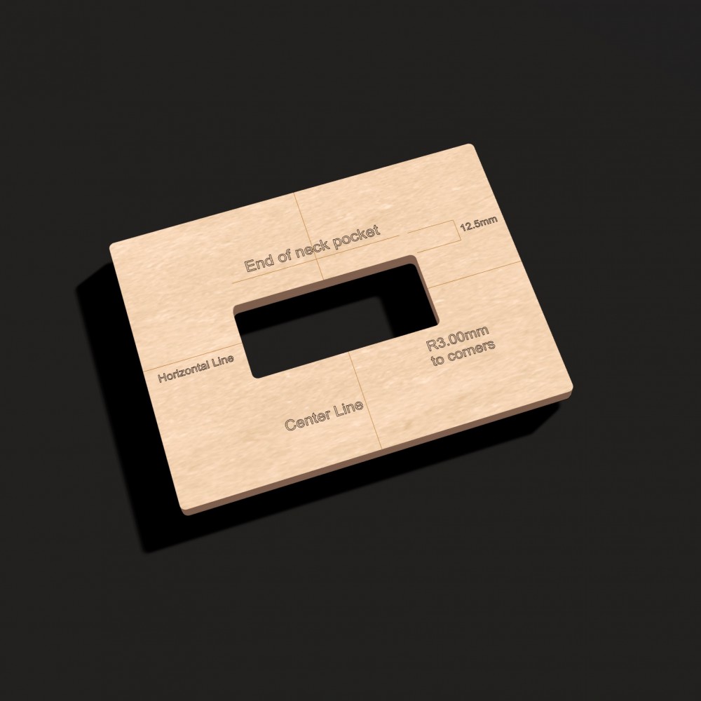 Charlie Christian pickup - Nick Silver Pickups - Body routing